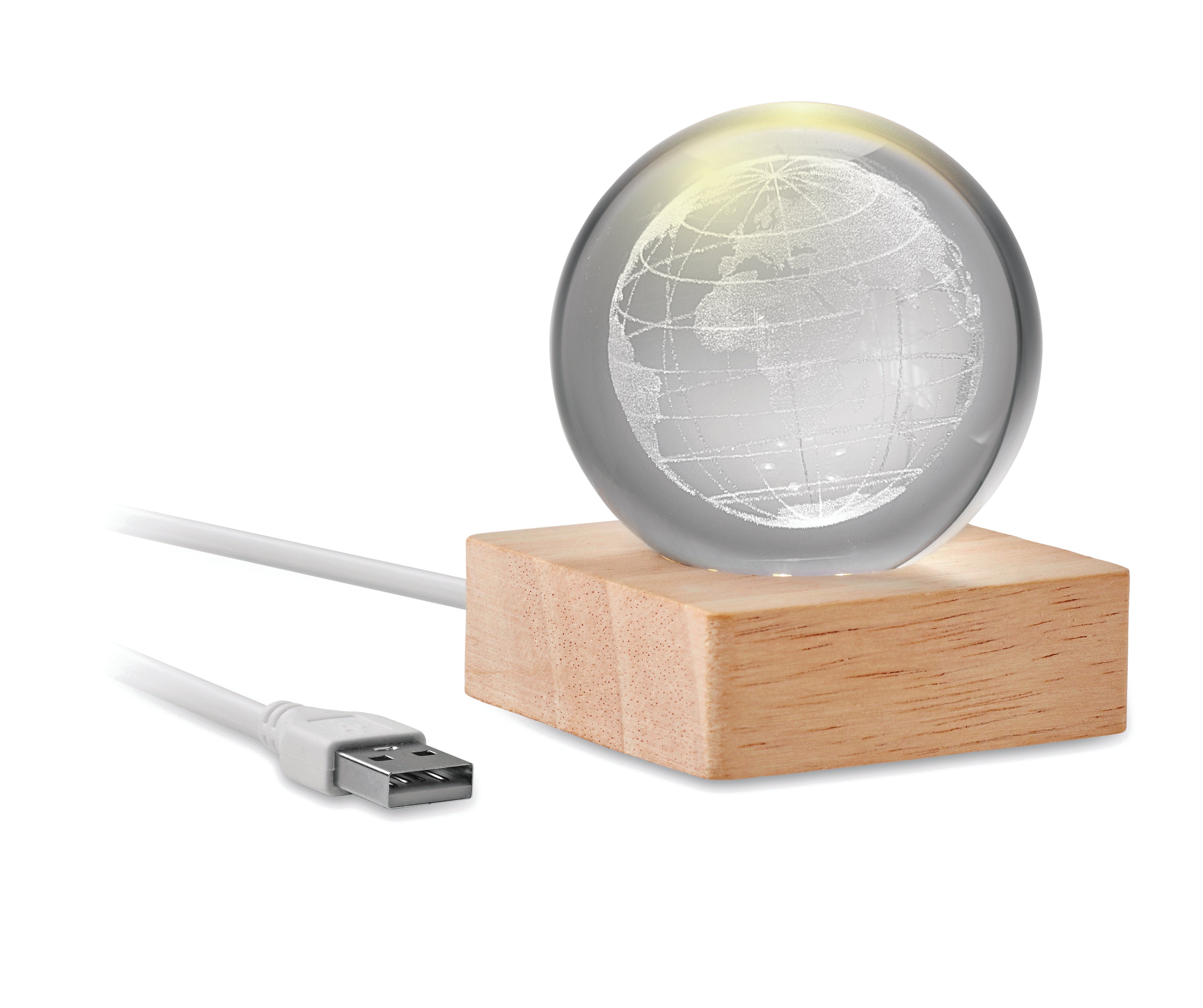 Szklana kula LED GLOBE LIGHT