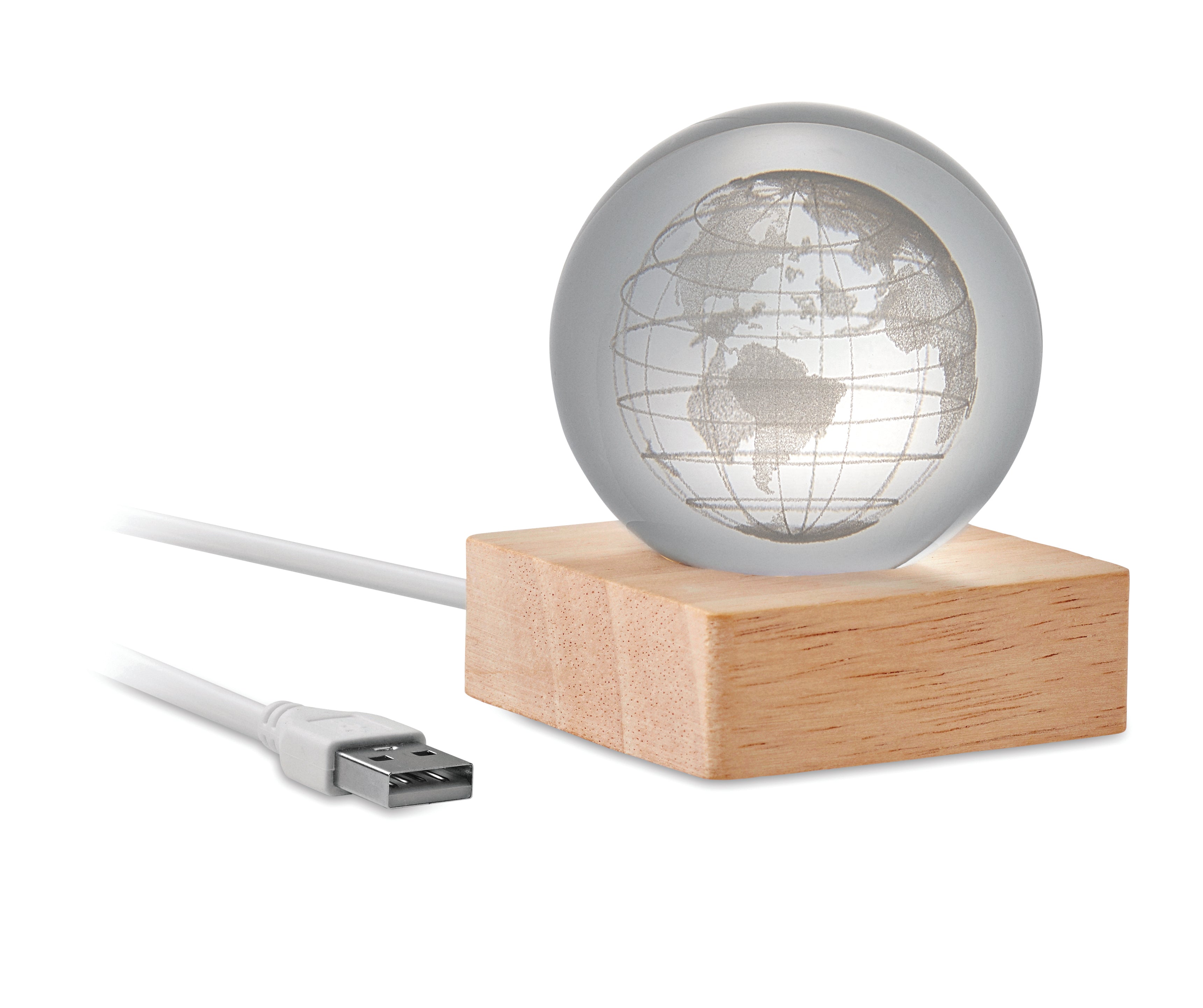 Szklana kula LED GLOBE LIGHT
