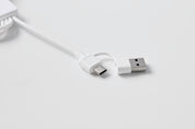 Kabel do ładowania 2 w 1 typ C ICAB