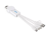Kabel do ładowania 2 w 1 typ C ICAB