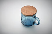 Kubek szklany prążkowany 300ml VITRIO MUG