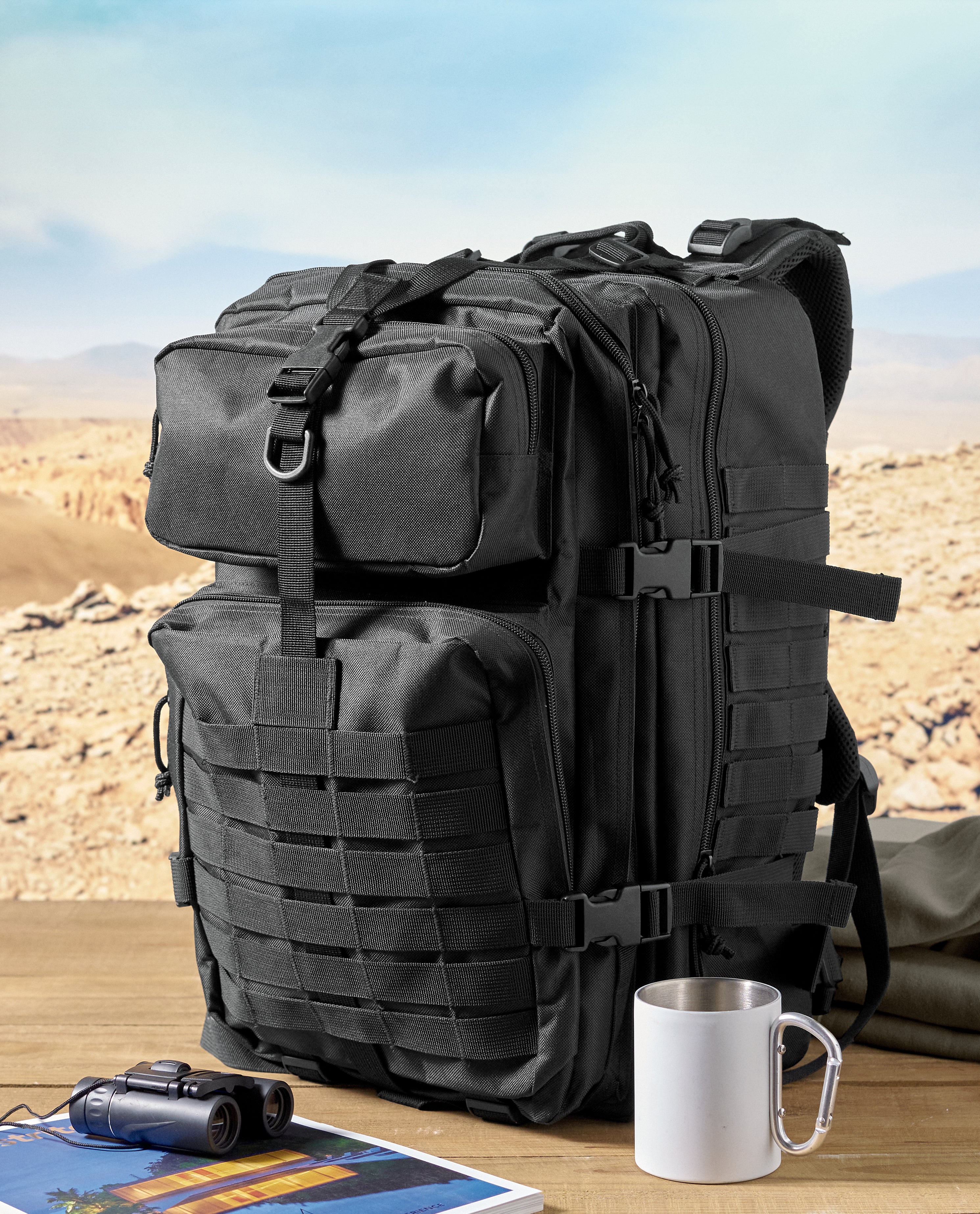 Plecak outdoorowy 600D RPET CARRYCONFI