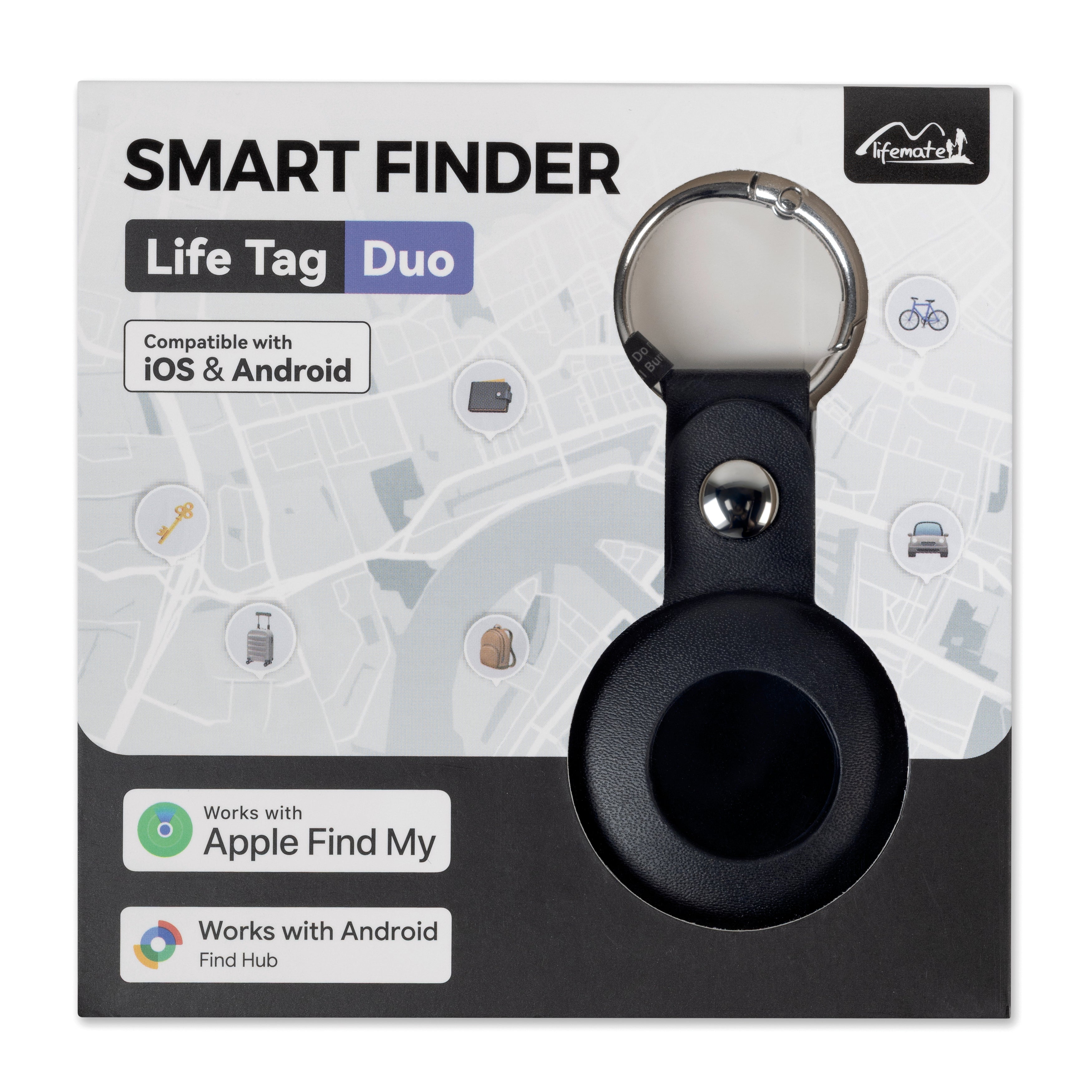 Lokalizator Smart Find My LIFEMATE IN PU CASE