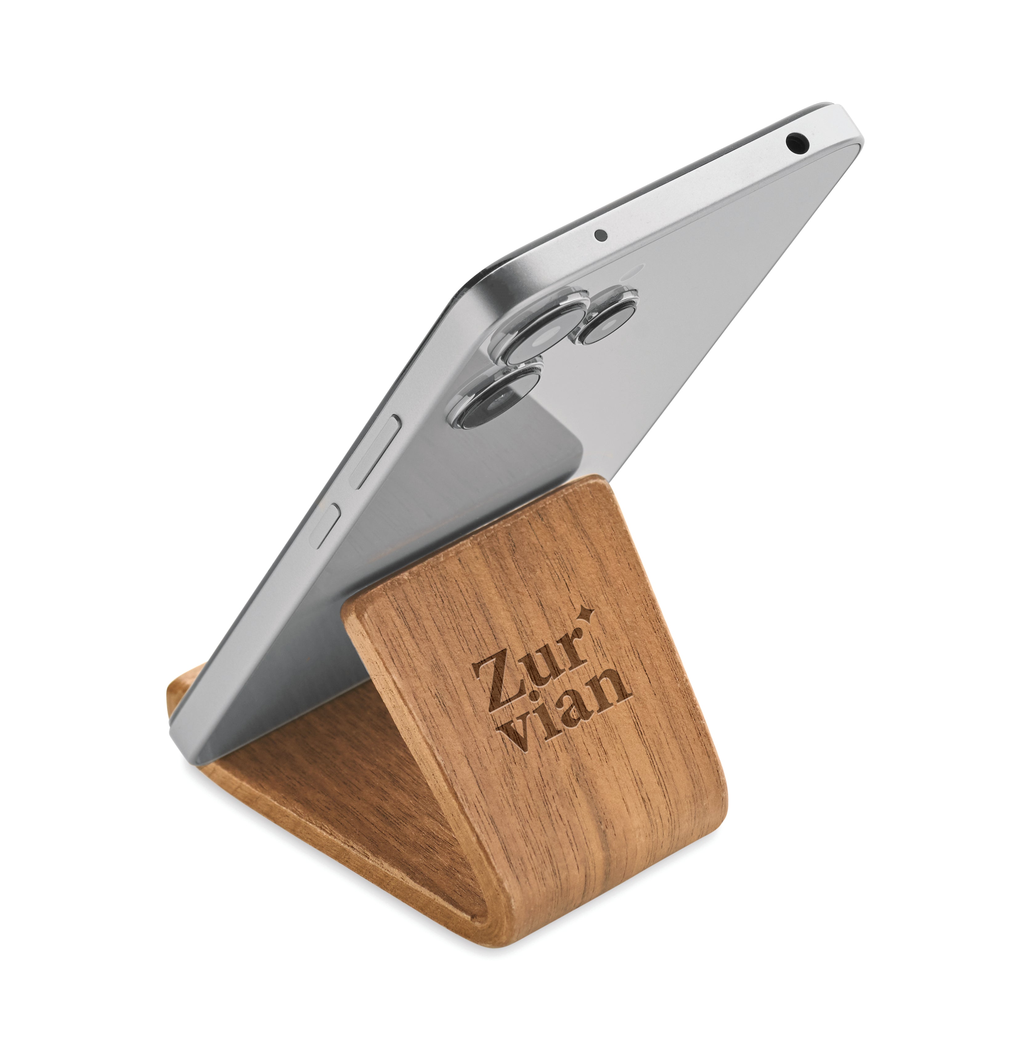 Stojak na telefon z drewna orzecho HOLD