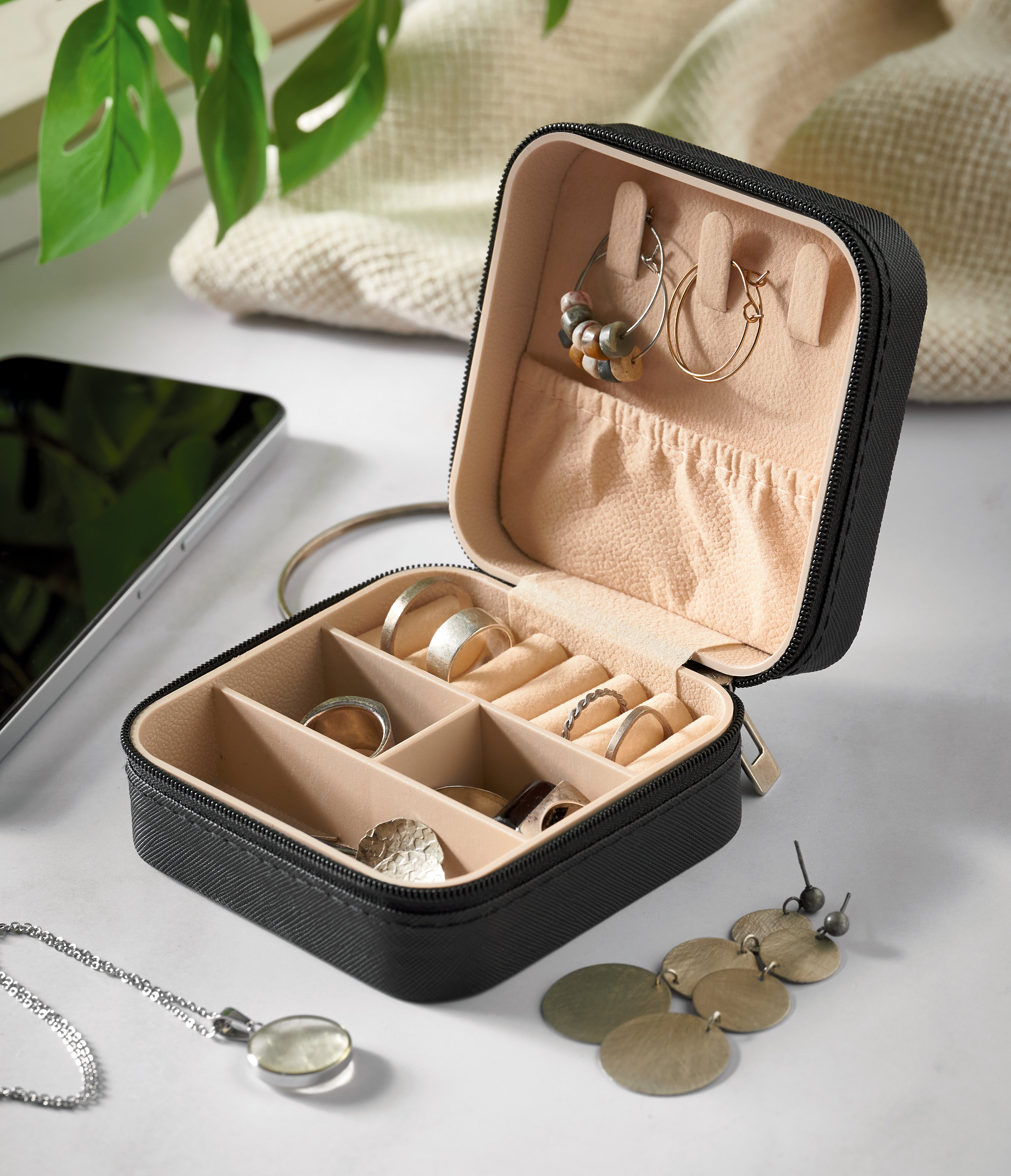 Etui na biżuterię PU podróżne JULBOX