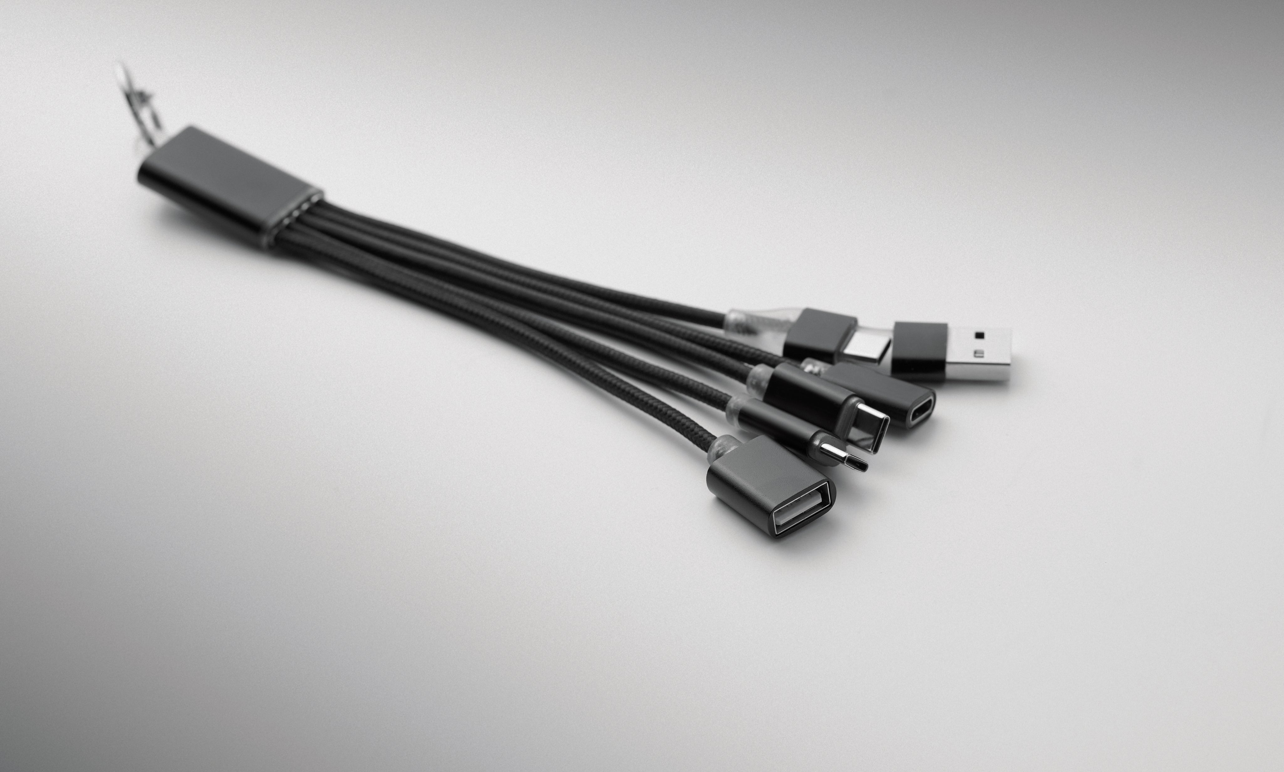 Brelok 5w1 kabel ładujący HUBLUE