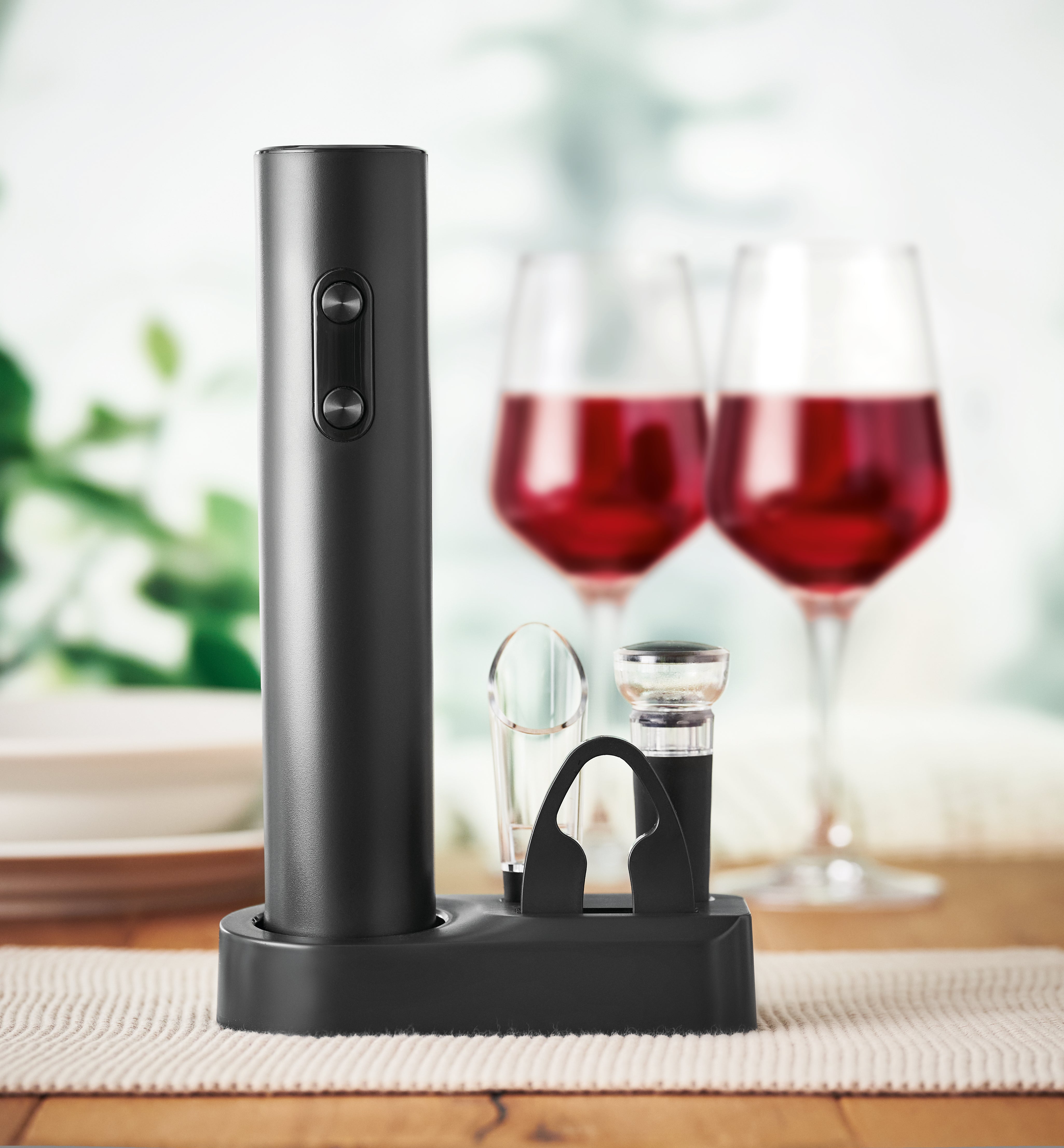 Elektryczny otwieracz do wina VINO SET