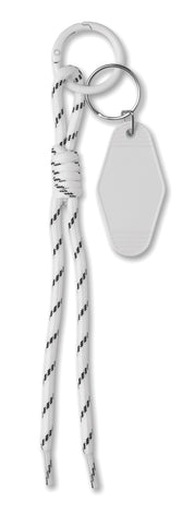 Brelok pleciony z tagiem KEYBRAID
