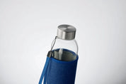 Szklana butelka w etui 500 ml UTAH DENIM
