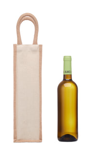 Jutowa torba na wino/1 butelka CAMPO DI VINO