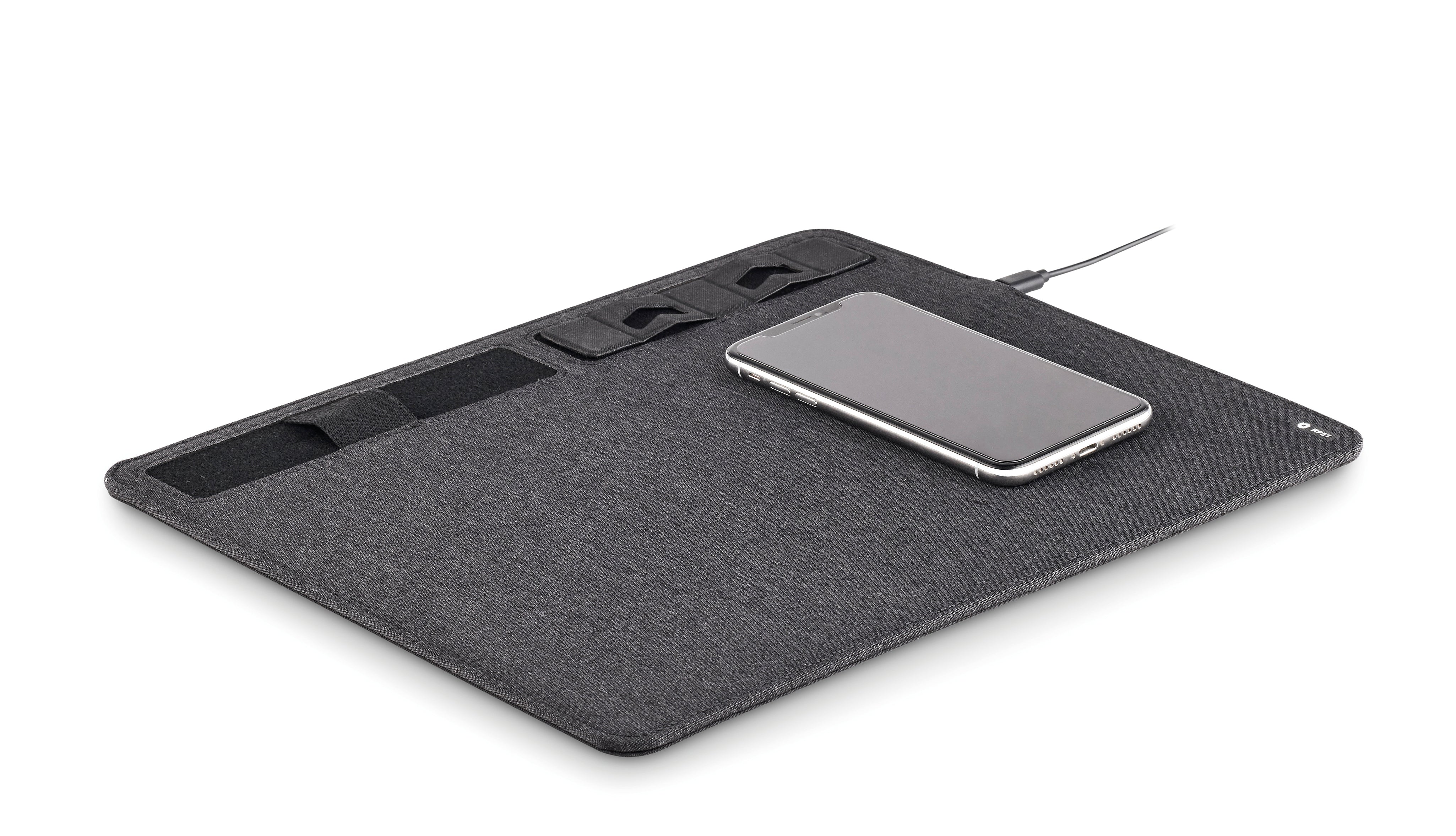Podkładka RPET z ładowarką 15W SUPERPAD