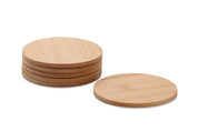 Zestaw 6 bambusowych podstawek BAYIN SET