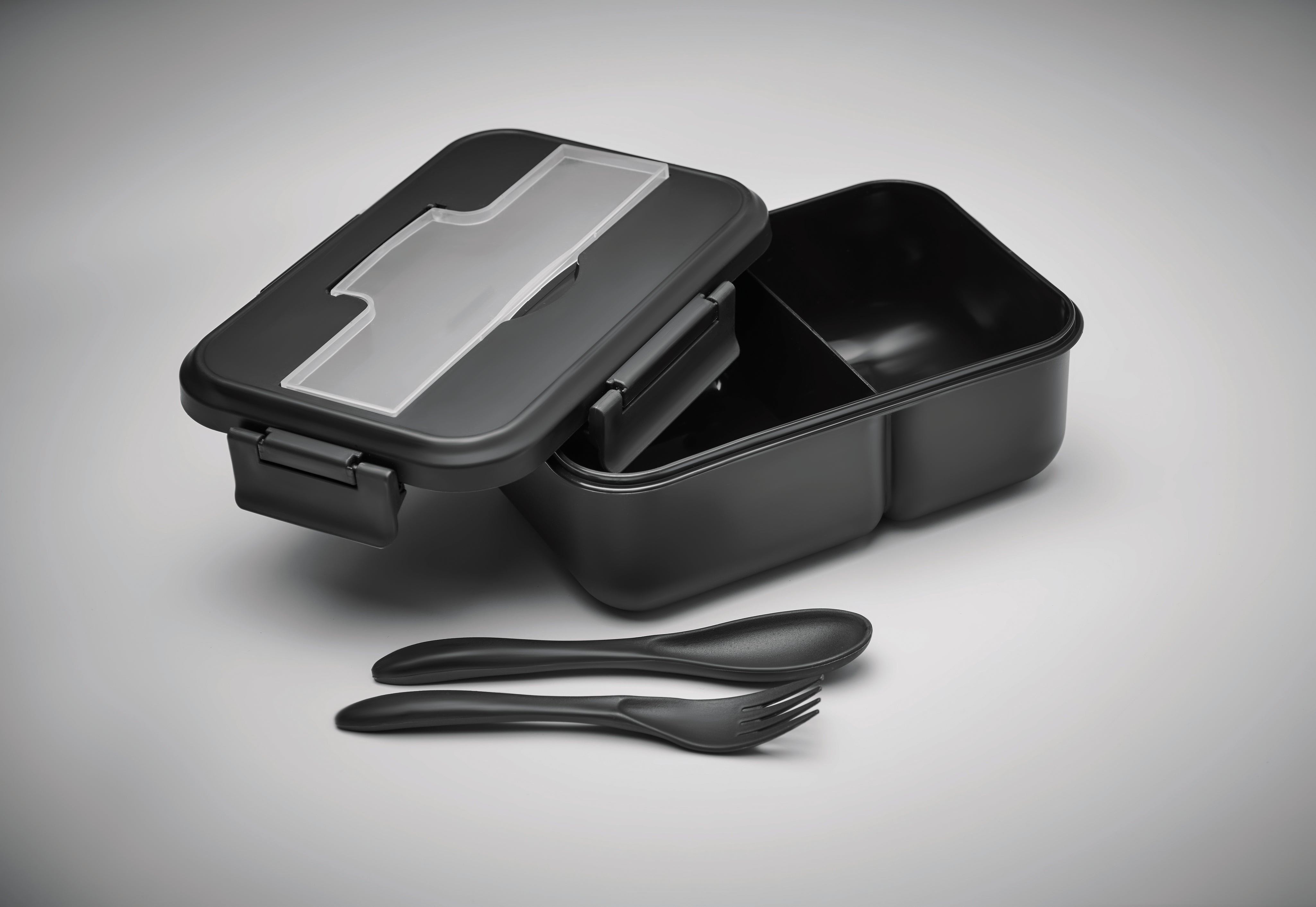 Lunch box ze sztućcami z PP MAKAN