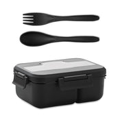 Lunch box ze sztućcami z PP MAKAN