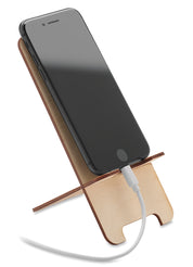 Sosnowy stojak na telefon GROUW STAND