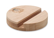 Stojak na telefon brzozowy GROW ROUND STAND