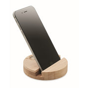 Stojak na telefon brzozowy GROW ROUND STAND