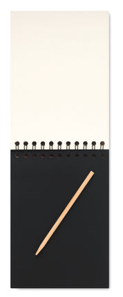 Notes z papierem typu zdrapka BLACK