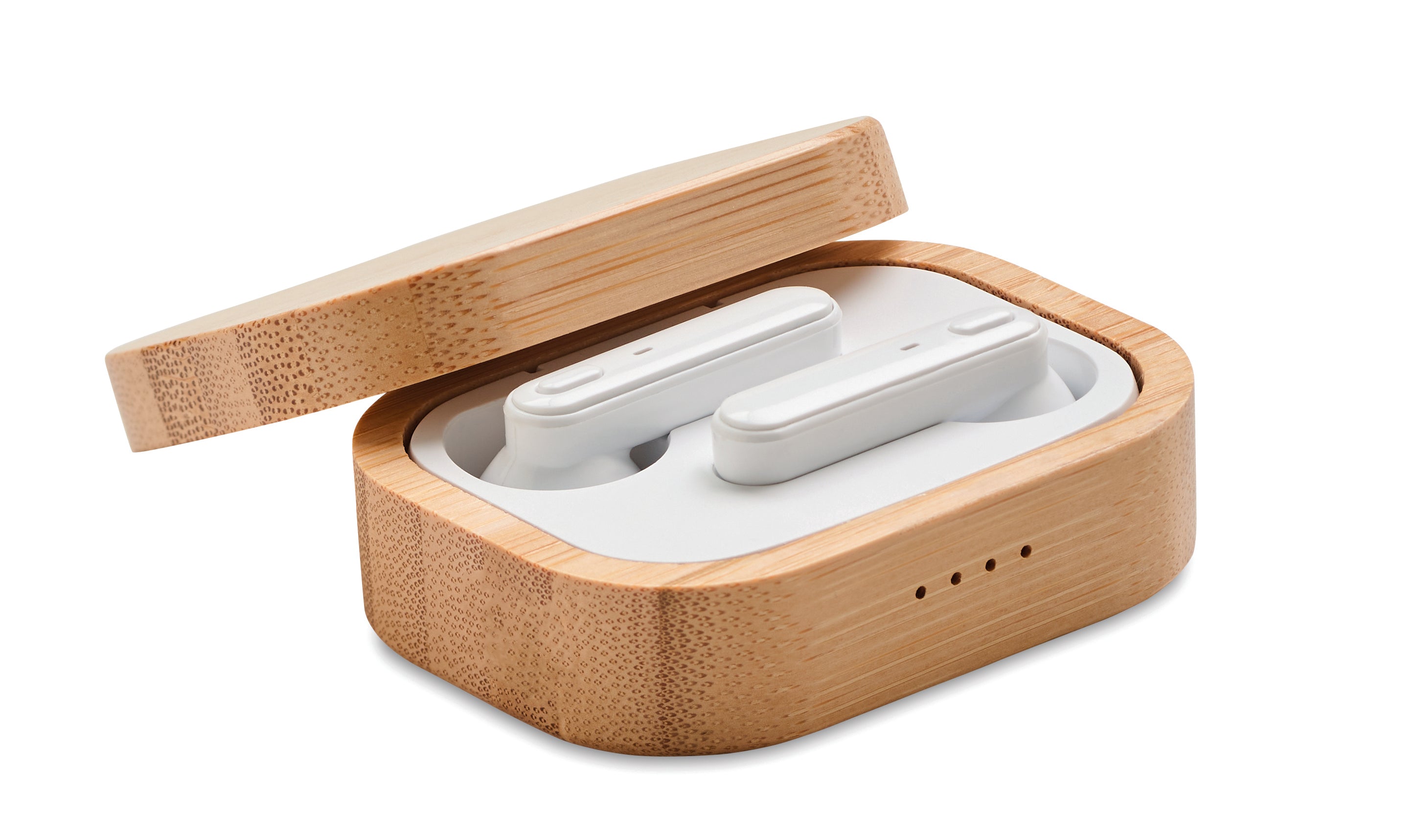 Słuchawki TWS w etui z bambusa JAZZ BAMBOO