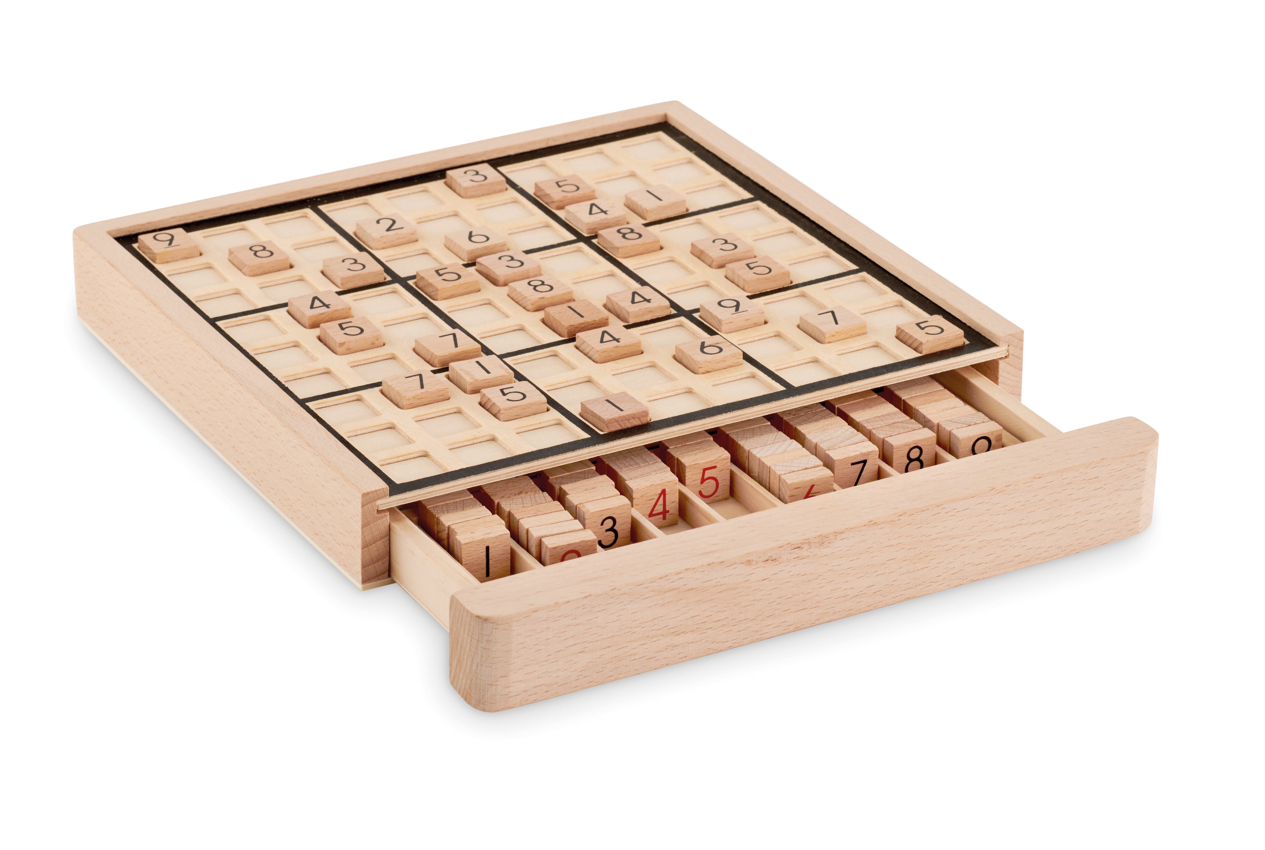 Drewniana gra planszowa sudoku SUDOKU