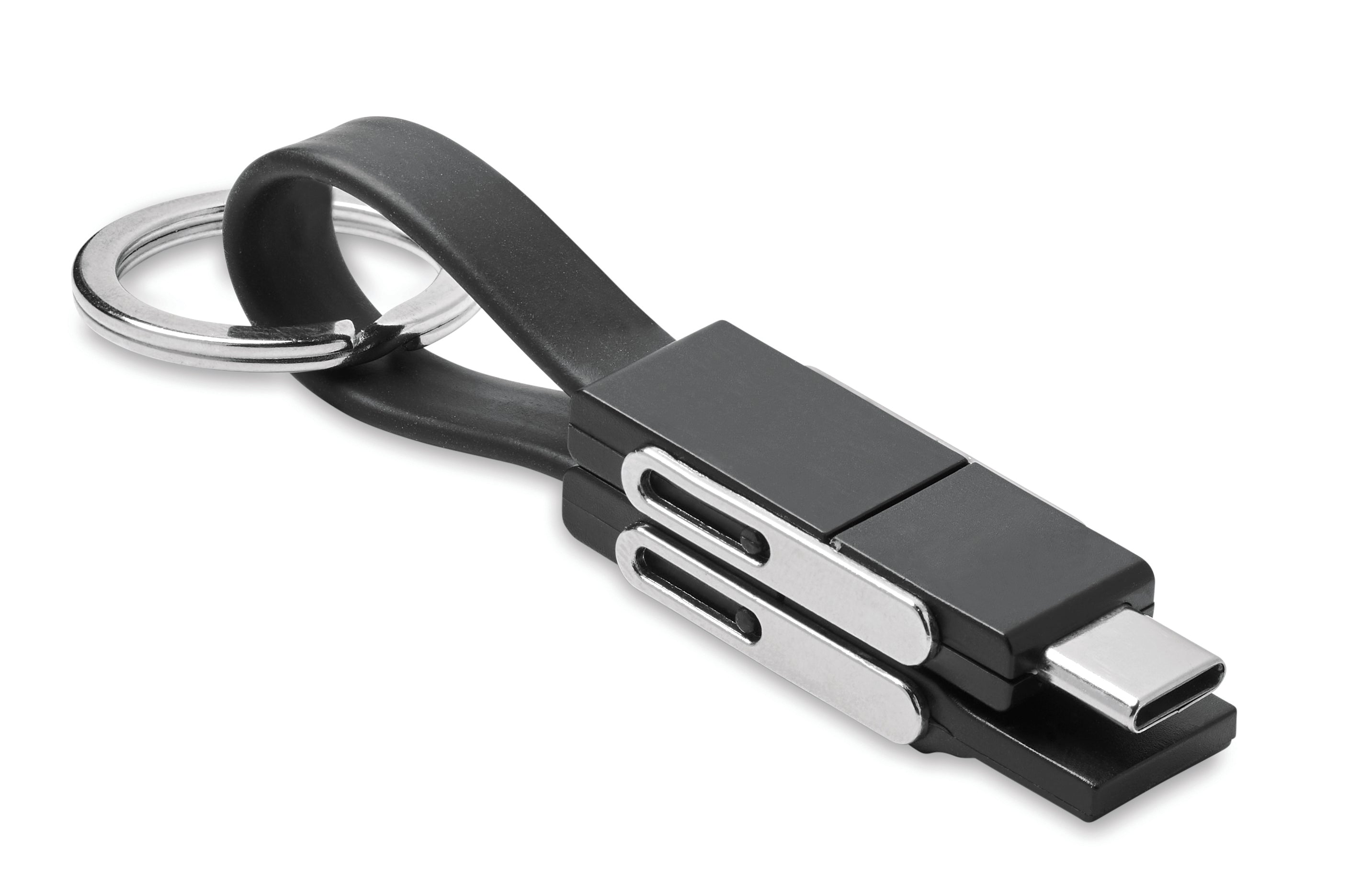 Brelok z kablem ładującym 4w1 KEY C