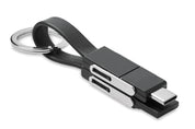Brelok z kablem ładującym 4w1 KEY C