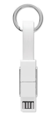 Brelok z kablem ładującym 4w1 KEY C