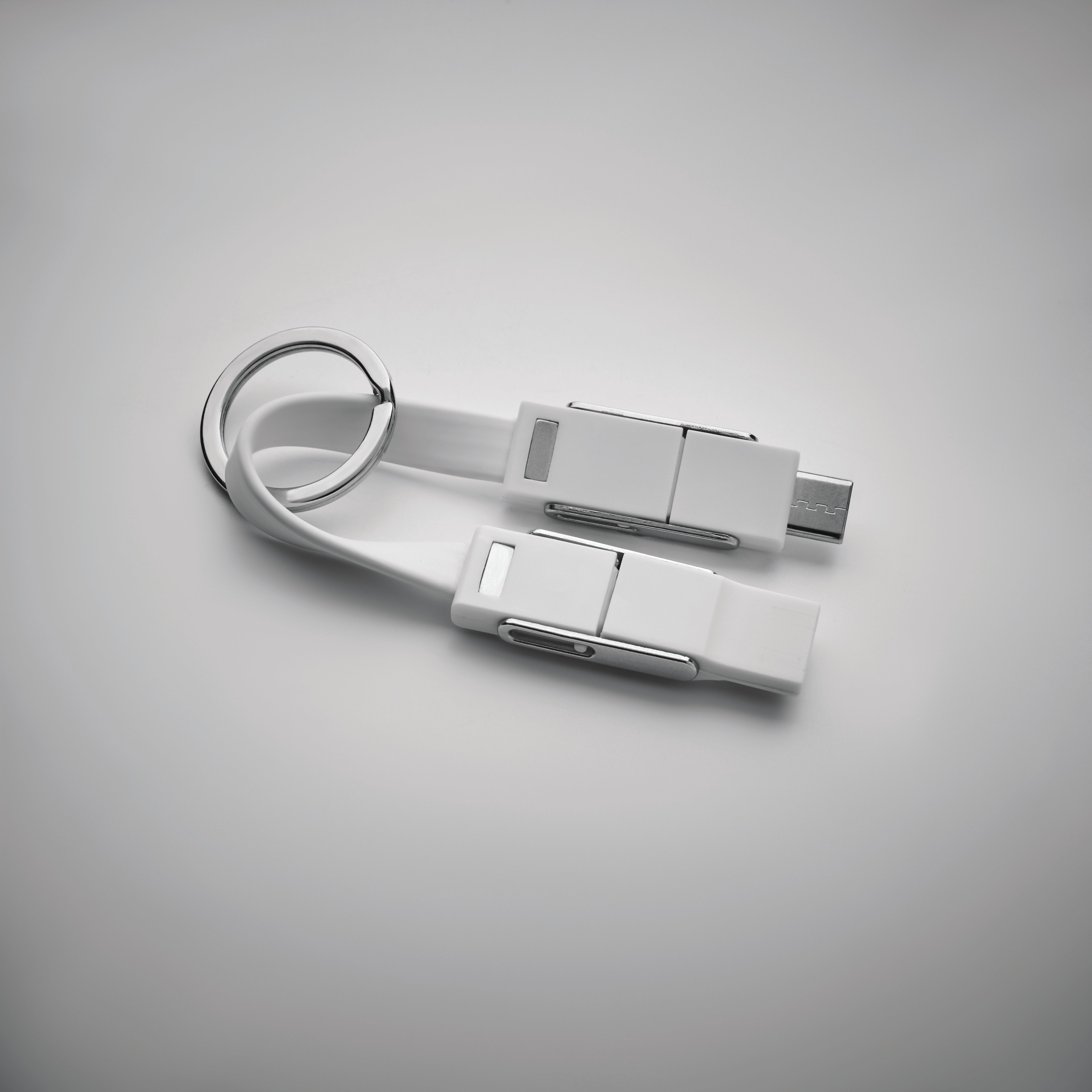 Brelok z kablem ładującym 4w1 KEY C