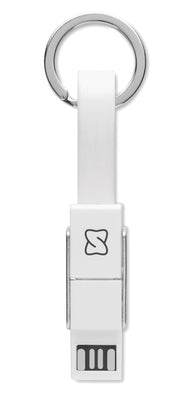 Brelok z kablem ładującym 4w1 KEY C