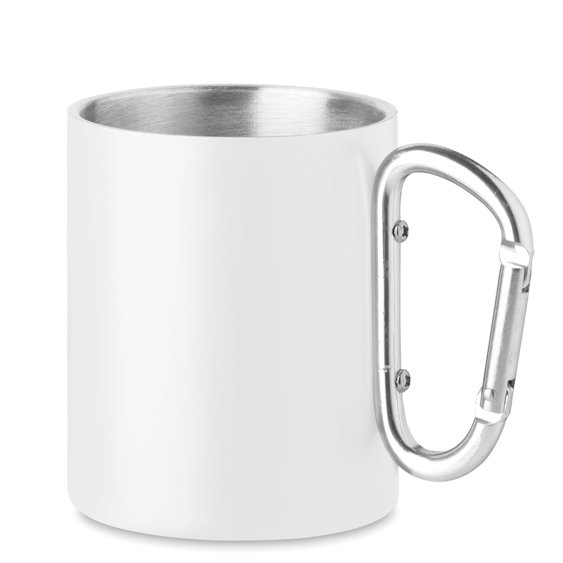 Metalowy dwuścienny kubek300ml TRUMBA
