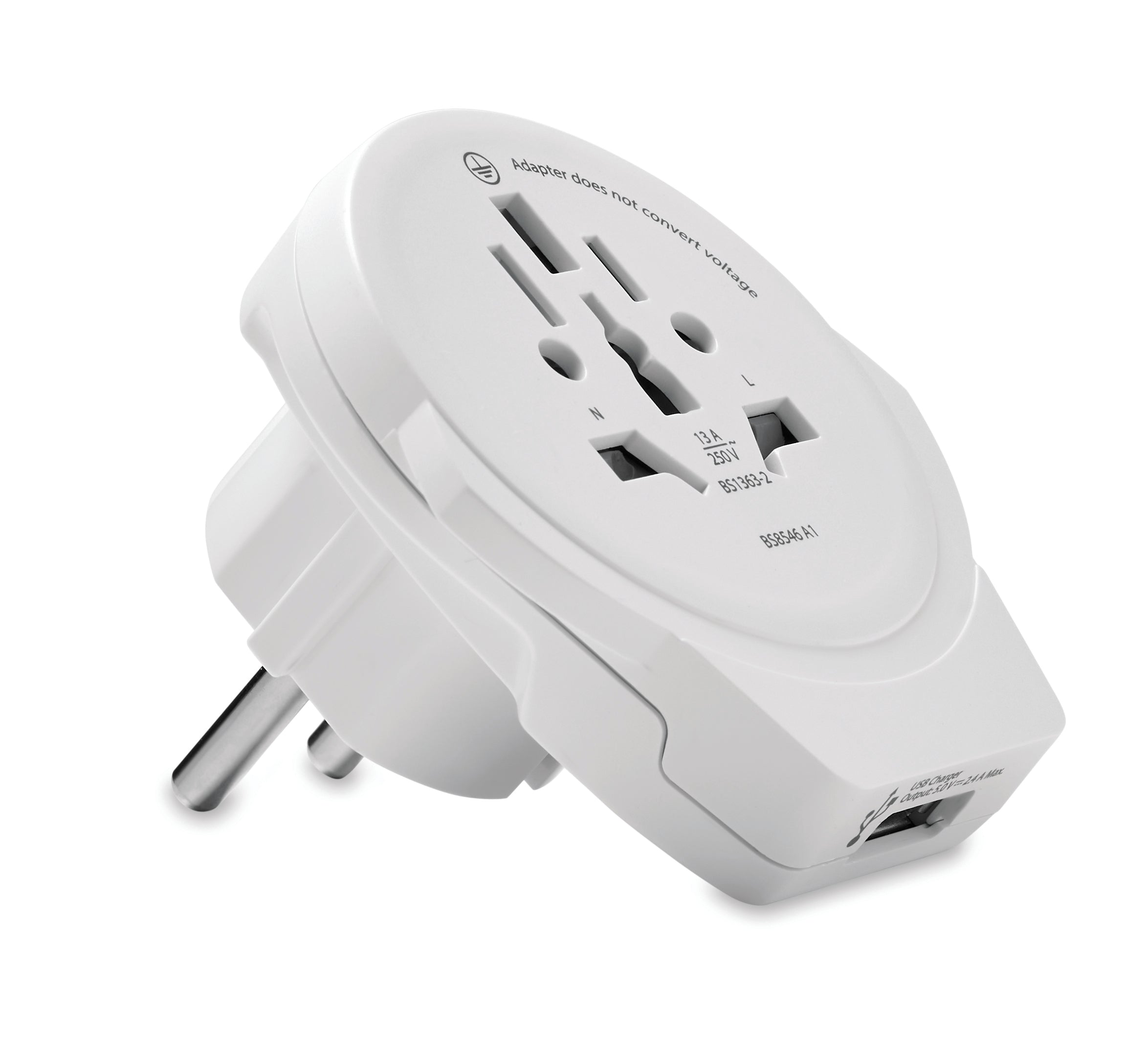 Adapter z USB World to Europe WORLD TO EUROPE