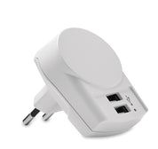 Ładowarka Euro USB (2xA) 12W EURO USB CHARGER 2XA