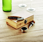 Zestaw do wina w bambusowym pu SONOMA