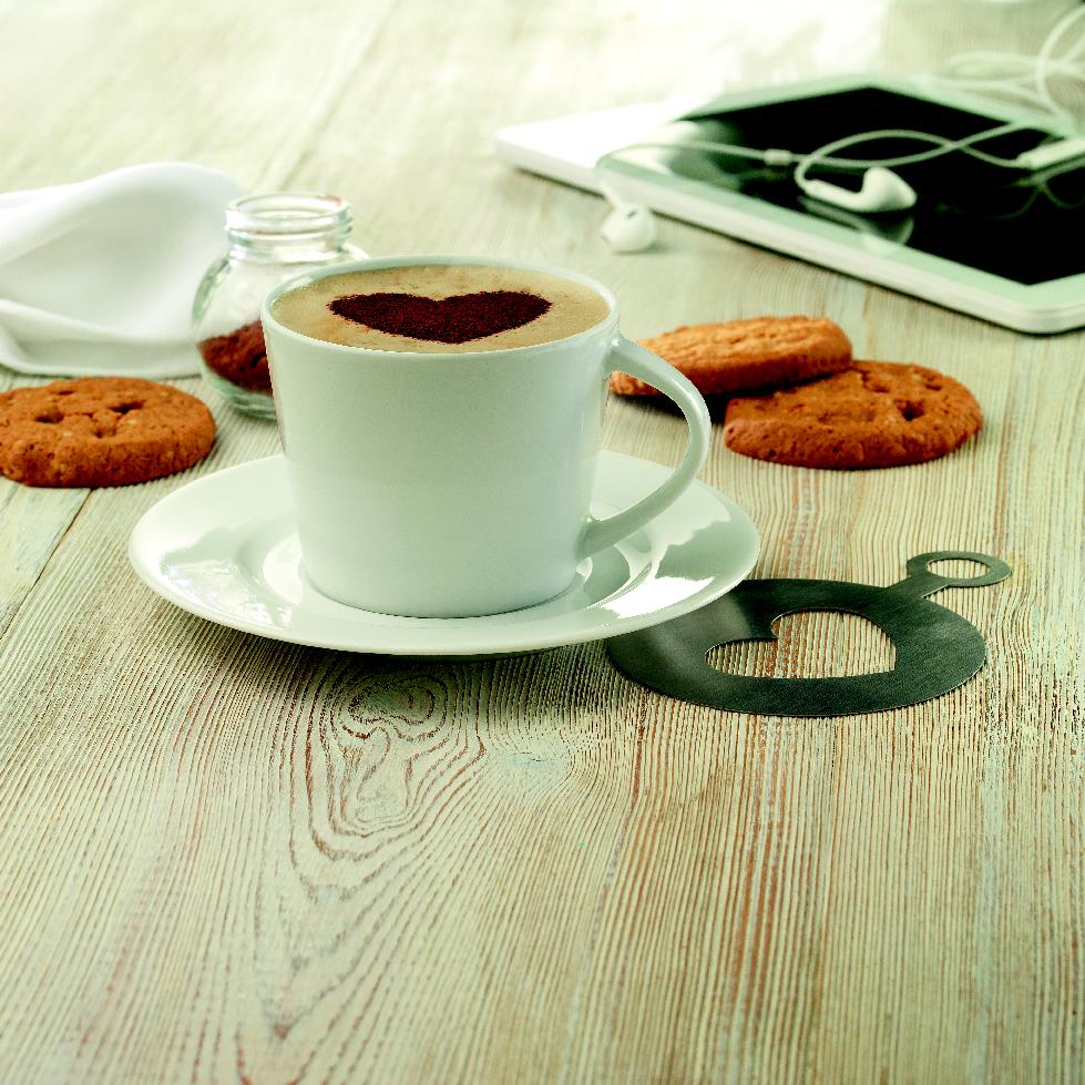 Kubek cappuccino i talerzykiem PARIS