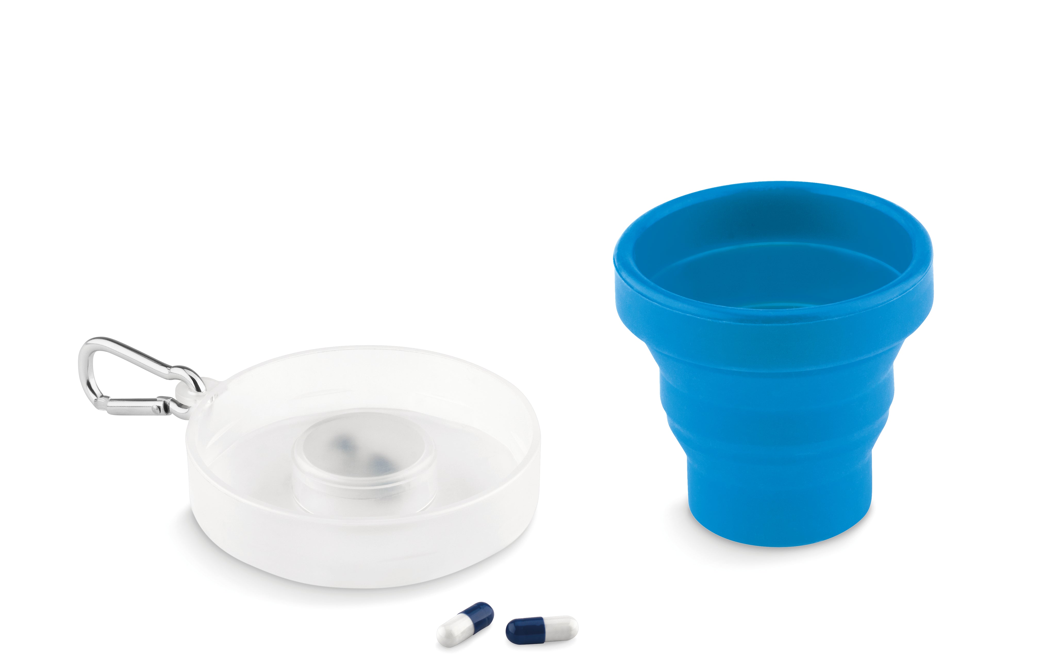 Składany kubek silikonowy CUP PILL