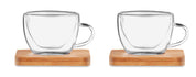 Zestaw 2 szklanek do espresso BELIZE