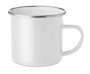 Metalowy kubek, warstwa emalii PLATEADO
