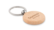 Okrągły drewniany brelok TOTY WOOD