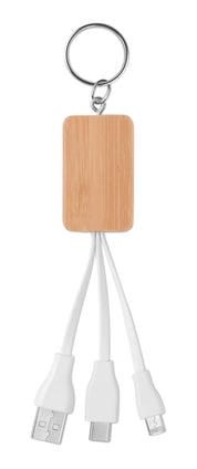 Bambusowy kabel 3 w 1 CLAUER