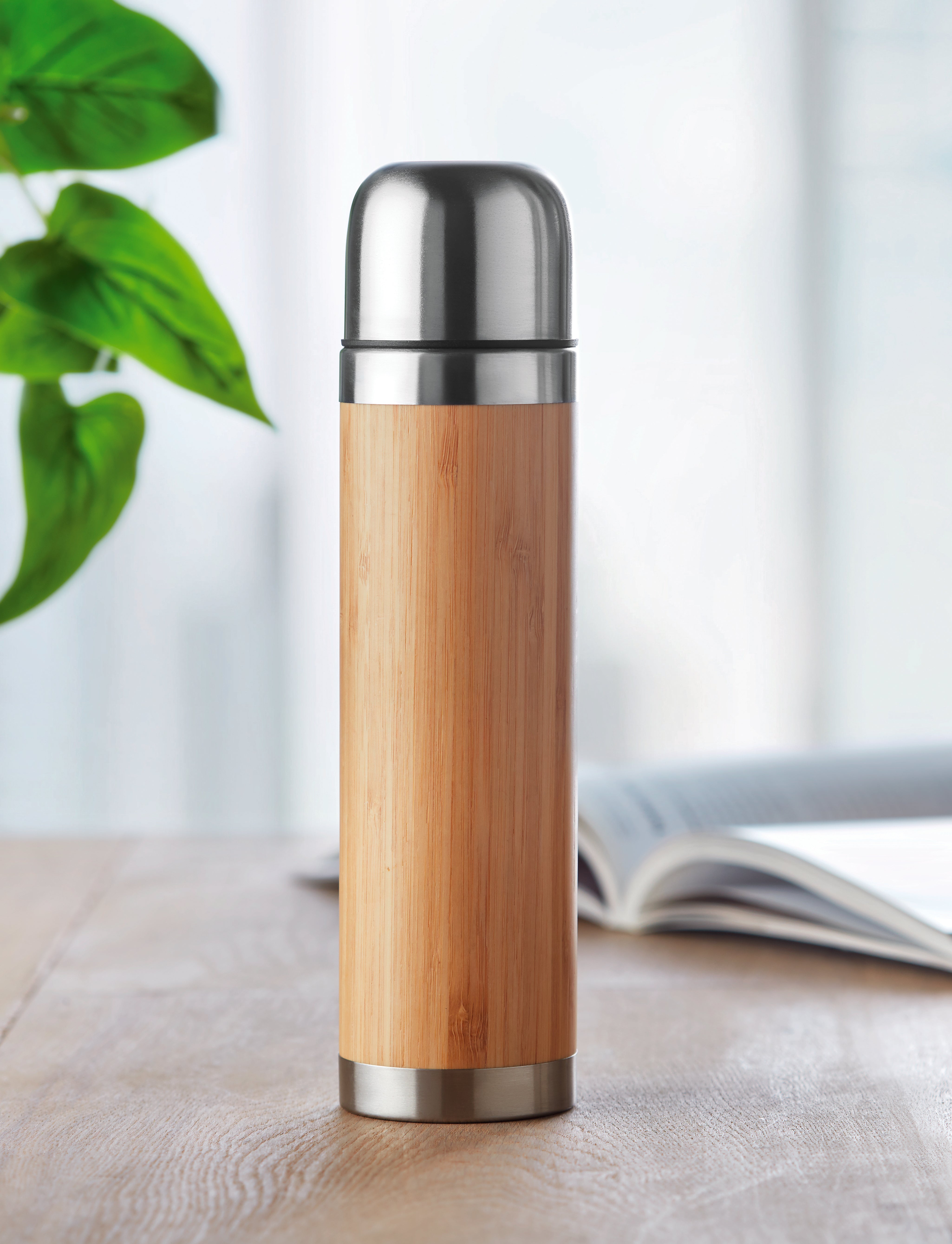 Termos z bambusową obudową CHAN BAMBOO