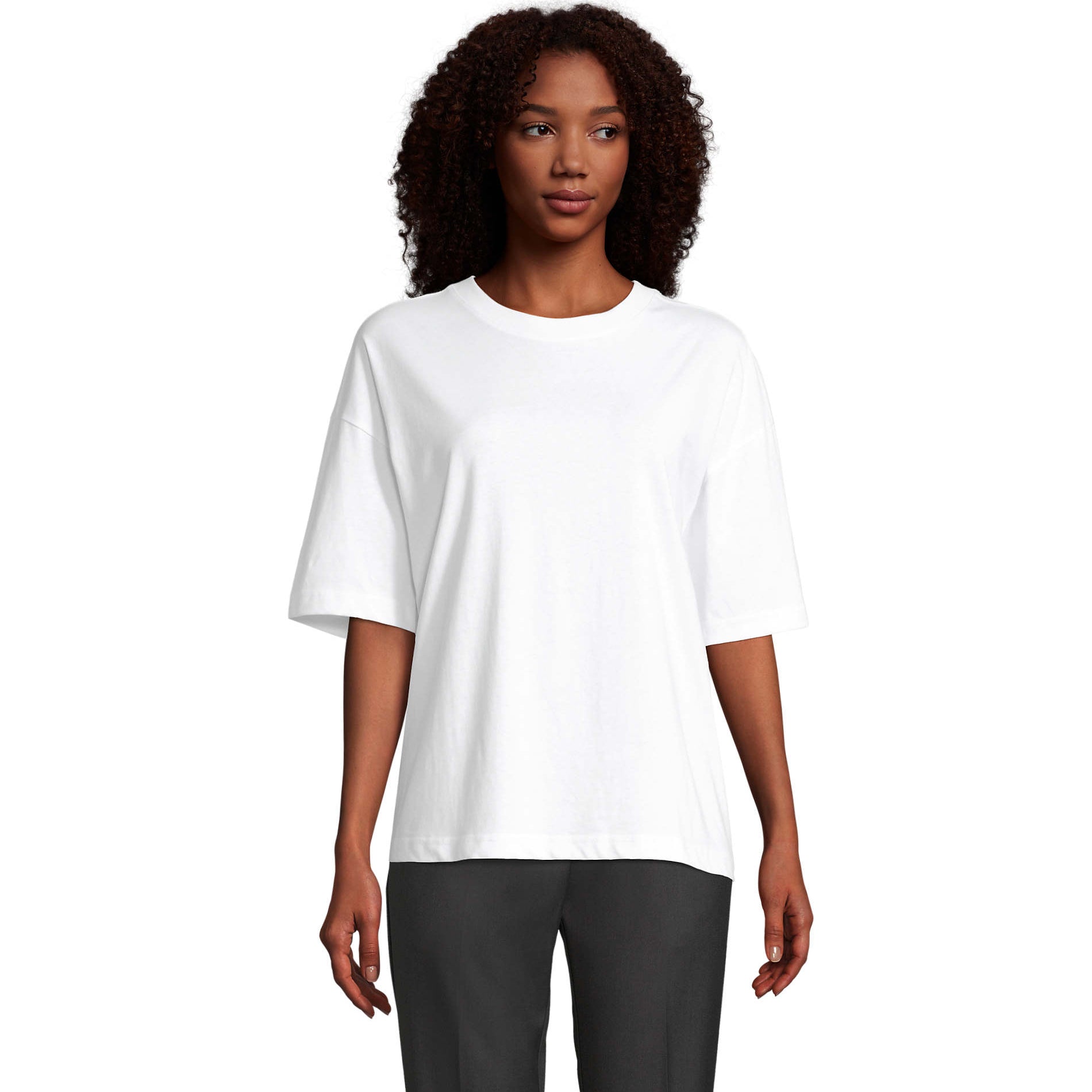 BOXY WOMEN T-SHIRT OVERSIZE BOXY WOMEN